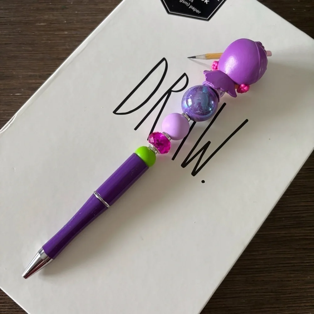 Strawberry Shortcake: Sour Grapes handmade beaded pen